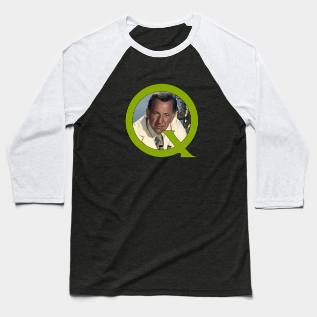 Quincy M.E - Jack Klugman - 70s Tv Show Baseball T-Shirt by wildzerouk